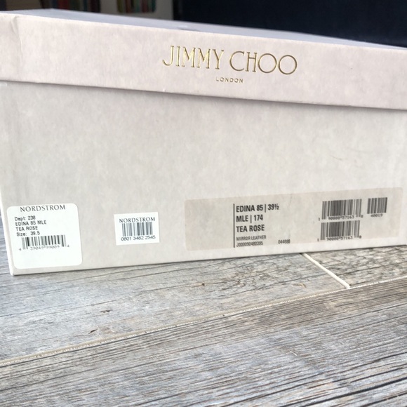 Jimmy Choo Edina Ankle Strap heels rose gold - Picture 5 of 14